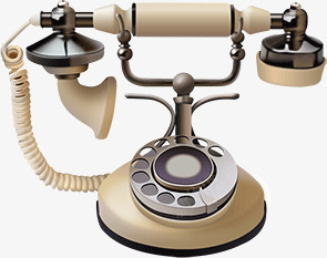 复古式电话png免抠素材_新图网 https://ixintu.com 古代电话 复古 民国 电话 白色 黄色