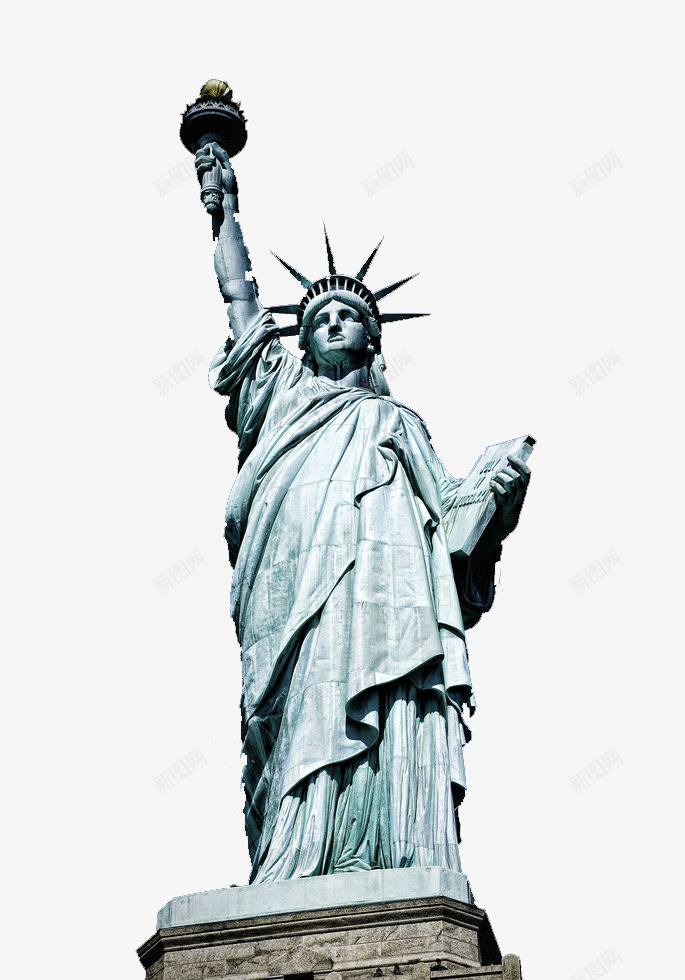 著名自由女神像png免抠素材_新图网 https://ixintu.com 旅游景区 自由女神像 著名景点 著名自由女神像