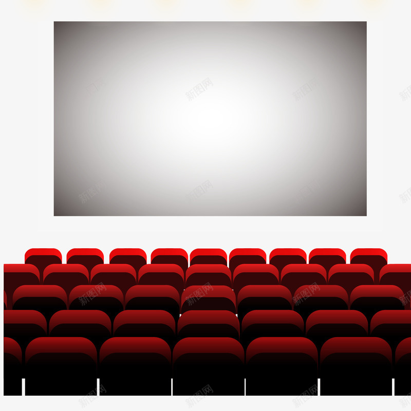 影院大屏幕下的座位png免抠素材_新图网 https://ixintu.com 大屏幕下 座位 座位表 影院 素材 观影厅