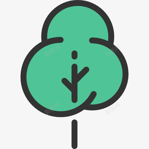 树图标png_新图网 https://ixintu.com 园林 庭院 树 生态 生态与环境 自然 花园