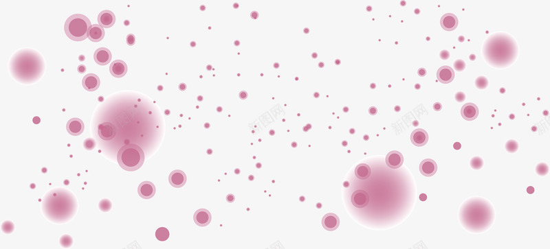 漂浮气泡泡图案png免抠素材_新图网 https://ixintu.com 图案 多个 气泡泡 漂浮 粉色