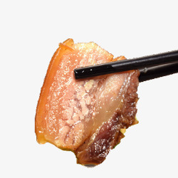 茅山特产五花肉美味腊肉高清图片