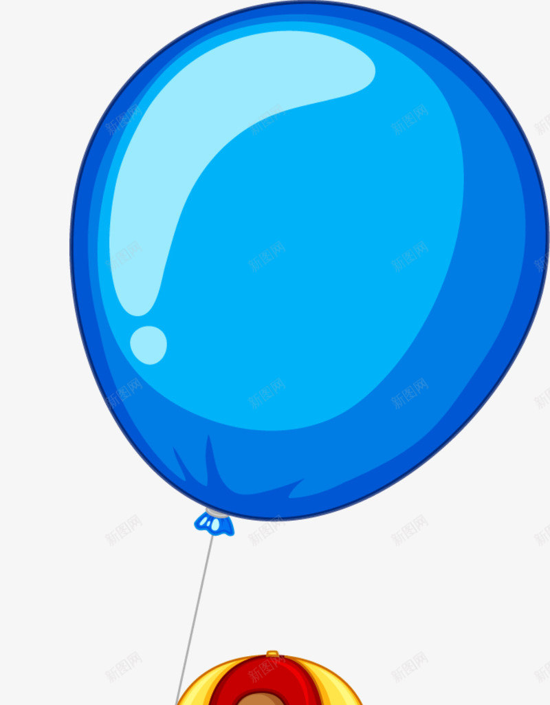 儿童节牵着气球的男孩png免抠素材_新图网 https://ixintu.com 儿童节 可爱男孩 牵着气球的男孩 玩耍 童趣 蓝色气球