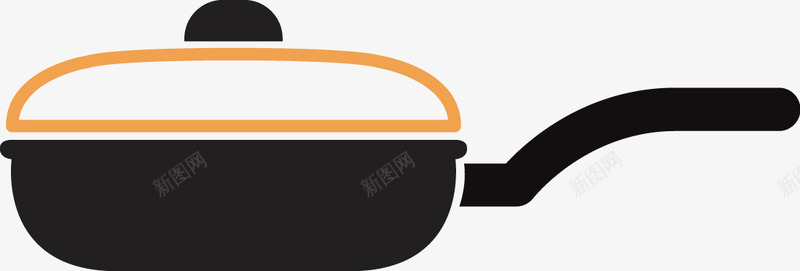 厨房炊具图标png_新图网 https://ixintu.com 厨房 炊具 炒锅 锅盖