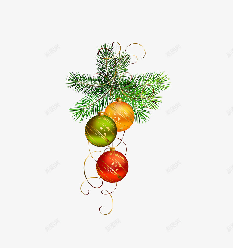 圣诞节装饰png免抠素材_新图网 https://ixintu.com 圣诞 淘宝 物品 绿色 节日