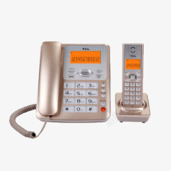 TCL座机电话D60数字素材