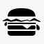 汉堡黑色的freemobileiconkit图标png_新图网 https://ixintu.com black hamburger 汉堡 黑色的