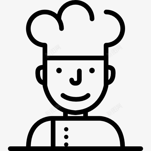 厨师图标png_新图网 https://ixintu.com 人做饭 厨师 厨房