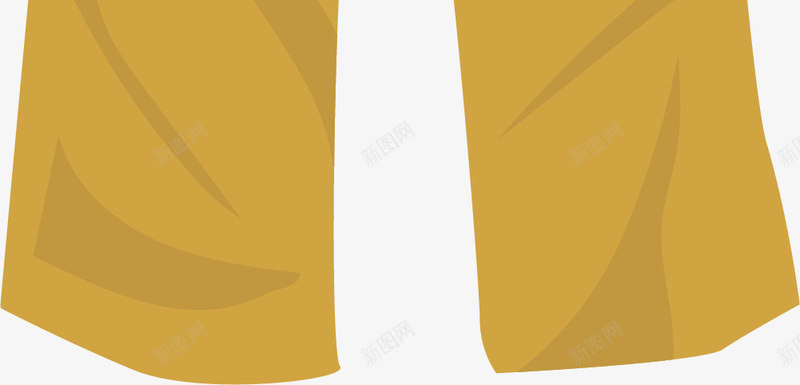 纯黄色运动裤矢量图eps免抠素材_新图网 https://ixintu.com 卡通 卡通运动裤 卡通风格 扁平风格 矢量运动裤 纯黄色 裤子 矢量图