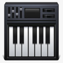 钢琴键盘深黑的图标png_新图网 https://ixintu.com keyboard piano 钢琴 键盘