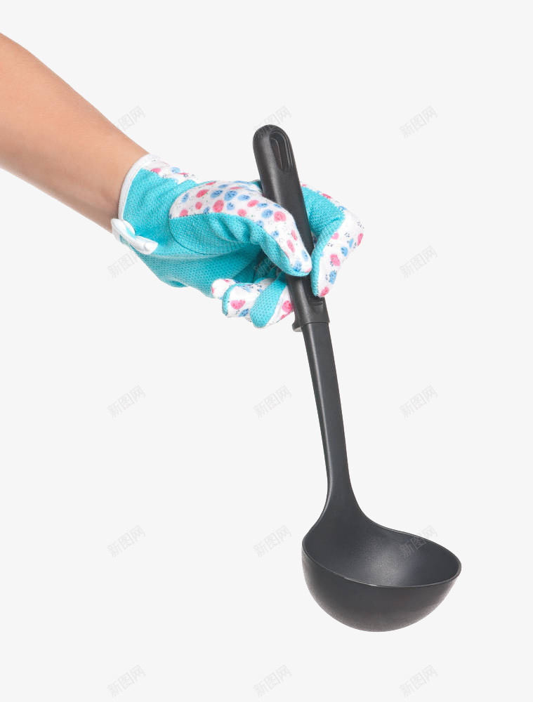 拿着汤勺的手png免抠素材_新图网 https://ixintu.com 做饭 戴手套 戴手套的手 手 手套 护手 汤勺 爱护 防护 饭勺