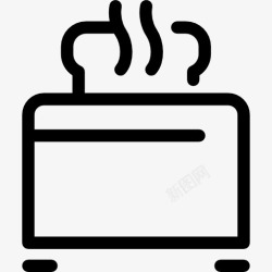 热餐烤面标图标高清图片