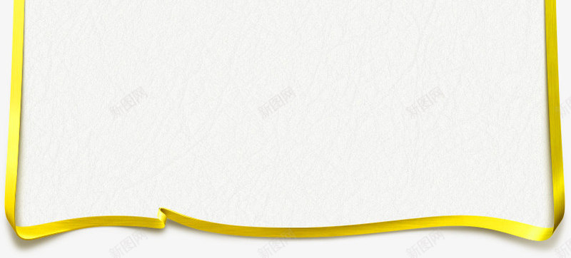 黄色简约框架边框纹理png免抠素材_新图网 https://ixintu.com 免抠PNG 框架 简约 边框纹理 黄色