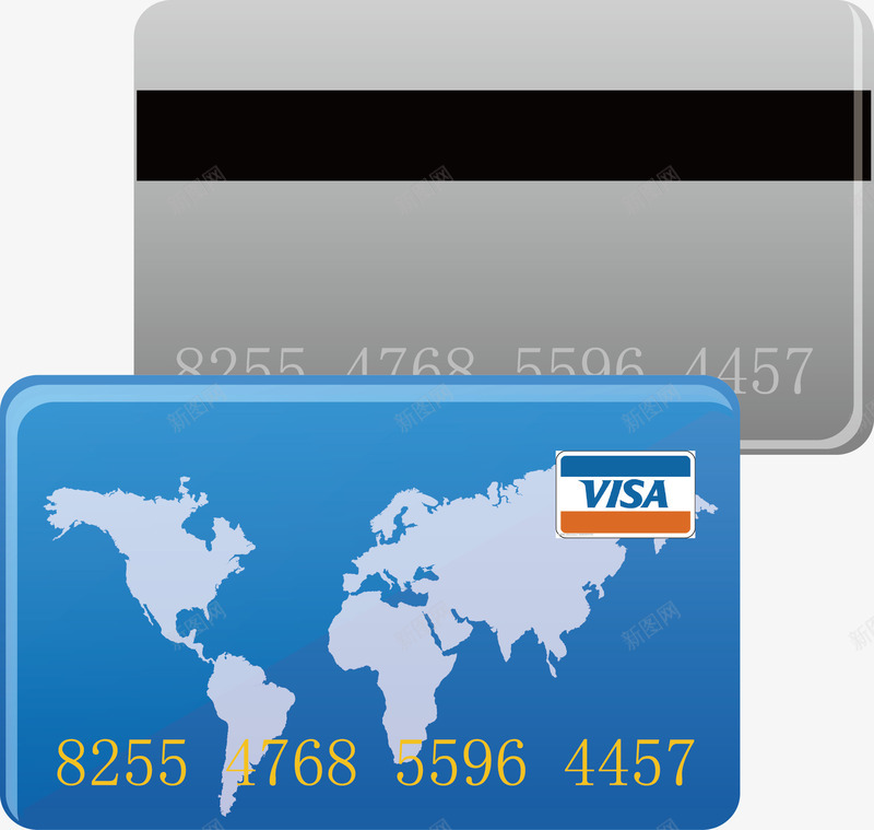 海外购物专用信用卡png免抠素材_新图网 https://ixintu.com 信用卡 方便 海外 海外购 购物