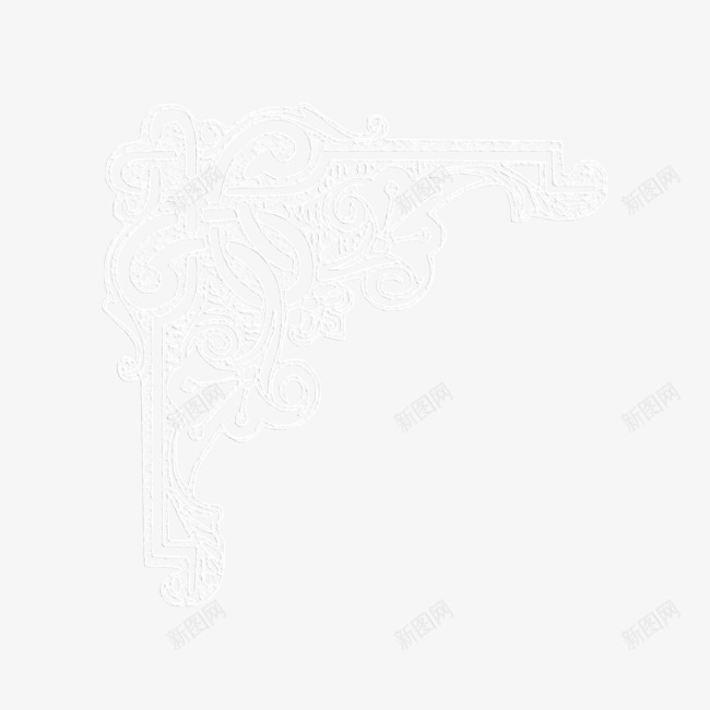 花纹png免抠素材_新图网 https://ixintu.com 剪纸 底纹 精美花纹 花纹 边角装饰