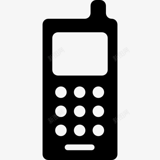 老式手机天线图标png_新图网 https://ixintu.com 手机 技术 电话