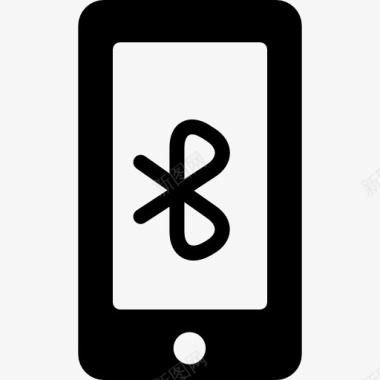 蓝牙标志在手机屏幕图标图标