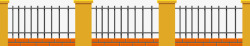卡通铁栅栏卡通栅栏高清图片