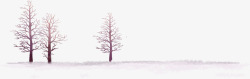 冬季户外美景树木素材