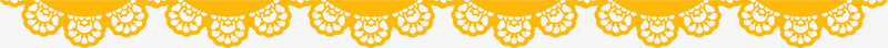 黄色花边框架png免抠素材_新图网 https://ixintu.com 欧式框架 清新花边 清新边框 花边 边框纹理 黄色框架
