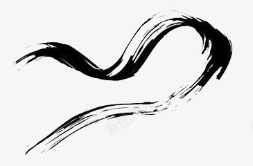 不规则图形图标png_新图网 https://ixintu.com 弯曲 粗线条 黑色