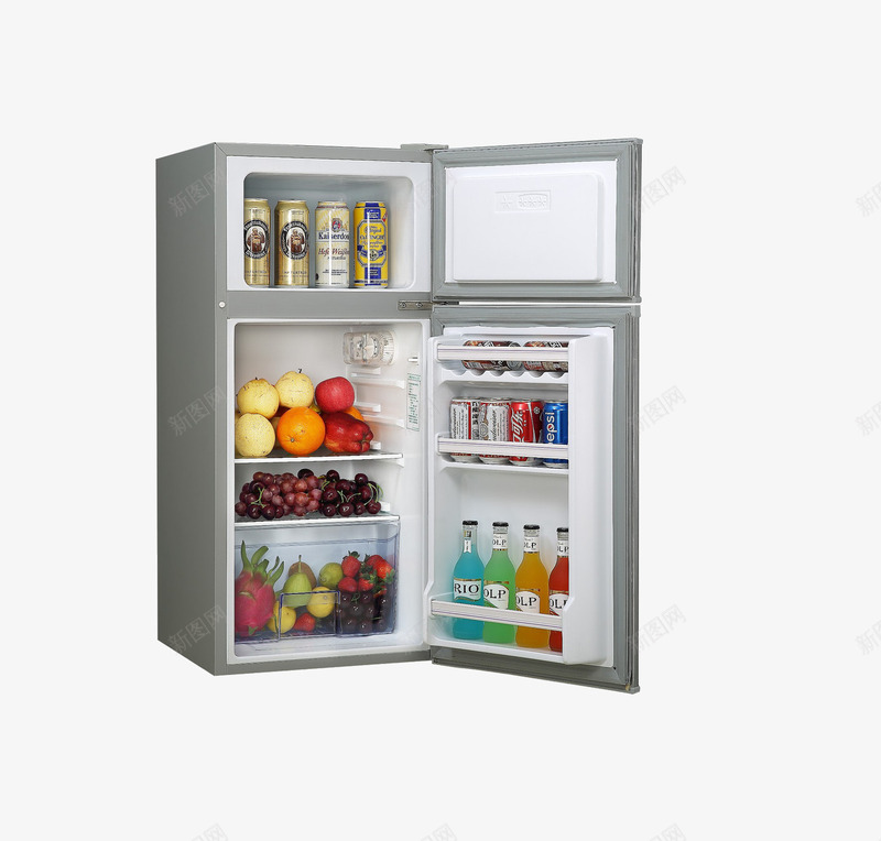 冰箱png免抠素材_新图网 https://ixintu.com 冰箱 家电 电器 食物