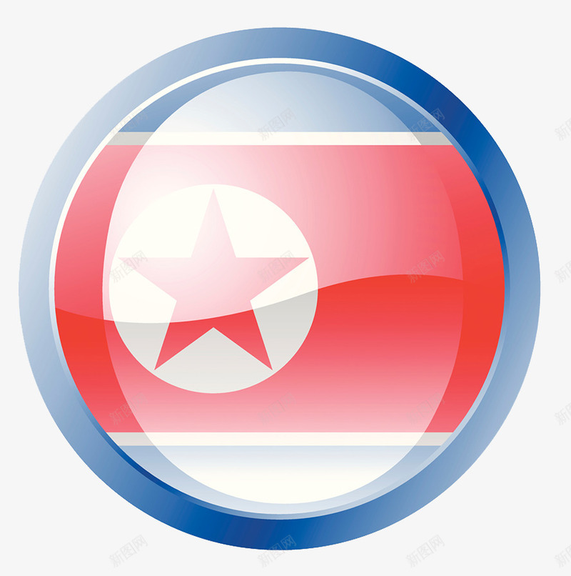 朝鲜国旗png免抠素材_新图网 https://ixintu.com 朝鲜半岛 朝鲜国旗 朝鲜族 韩国
