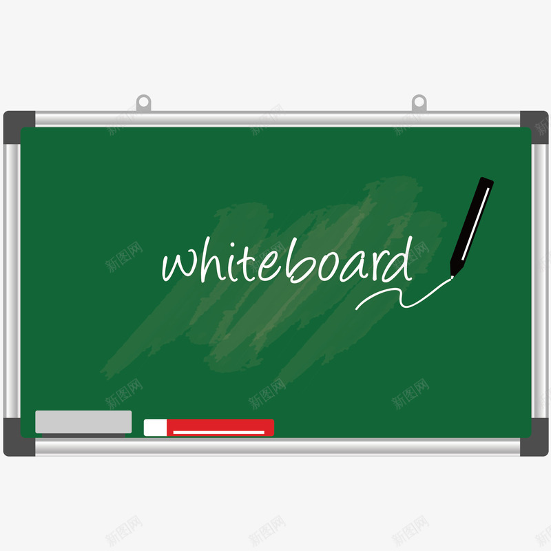 黑板矢量图ai免抠素材_新图网 https://ixintu.com 卡通黑板 教室黑板 矢量素材 矢量黑板 黑白 矢量图