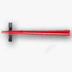 红色的筷子素材