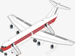 海外购超大飞机矢量图素材