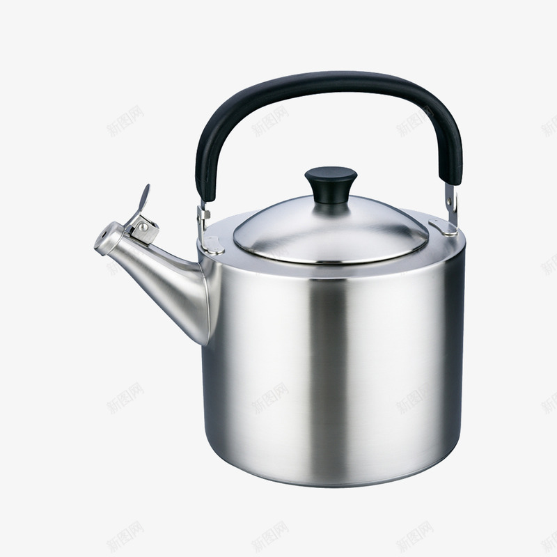不锈钢茶壶png免抠素材_新图网 https://ixintu.com 产品设计 厨具设计 实物图 家电设计 平面设计 电器设计