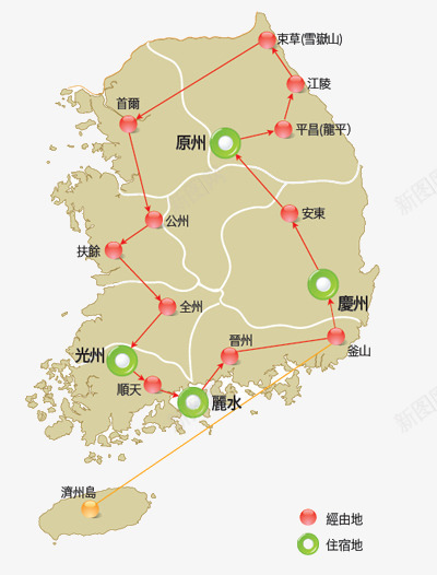 韩国地图png免抠素材_新图网 https://ixintu.com 创意 地图 韩国 韩国地图