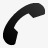 电话处理单电话呼叫电话电话线框单图标高清图片