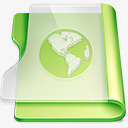 绿色地球桌面图标图标