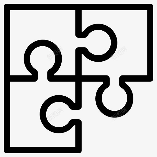 图标png_新图网 https://ixintu.com 形状块 拼图游戏 拼图玩具