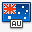 Australia澳大利亚国旗农场的新鲜高清图片