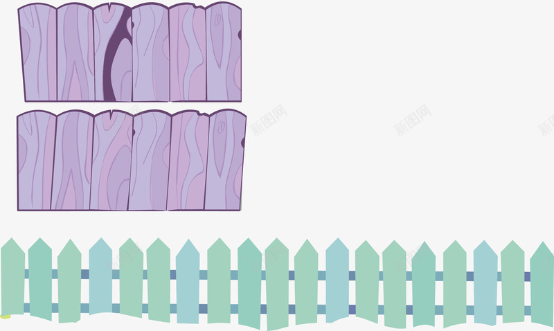 木图栅栏矢量图ai免抠素材_新图网 https://ixintu.com 围栏 木栅栏 木桩 栏杆 矢量图