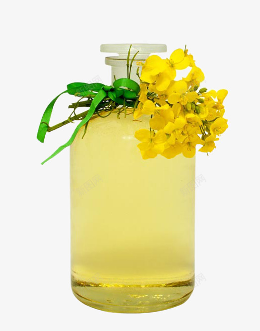 桌面摆放用品png免抠素材_新图网 https://ixintu.com 摆设 瓶子 美丽的花瓶 黄色的小花