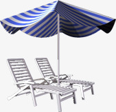 凉椅遮阳伞高清图片