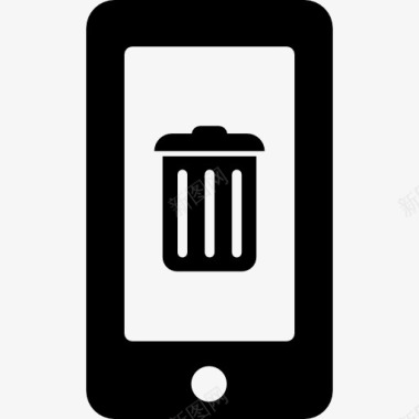 回收站的标志在手机屏幕图标图标