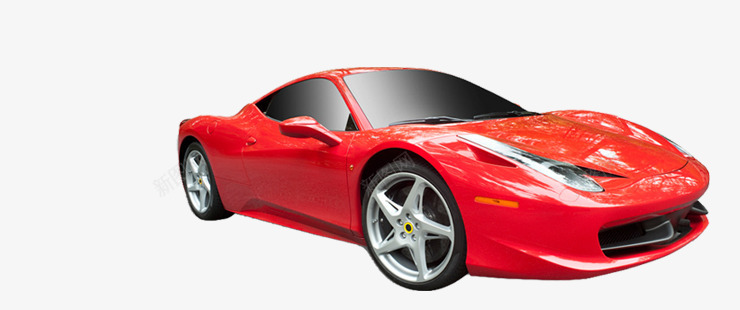红色Ferraripng免抠素材_新图网 https://ixintu.com 产品实物 小车 法拉利 赛车 跑车