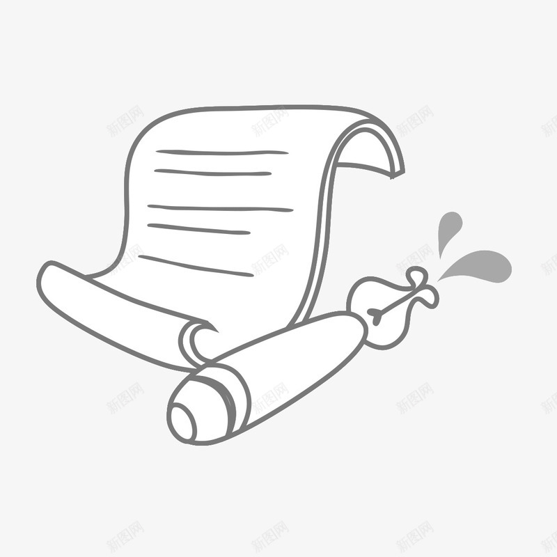 信件的线条图png免抠素材_新图网 https://ixintu.com 信件 信件的线条图 线条 线条图