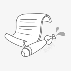 射的线条图信件的线条图高清图片