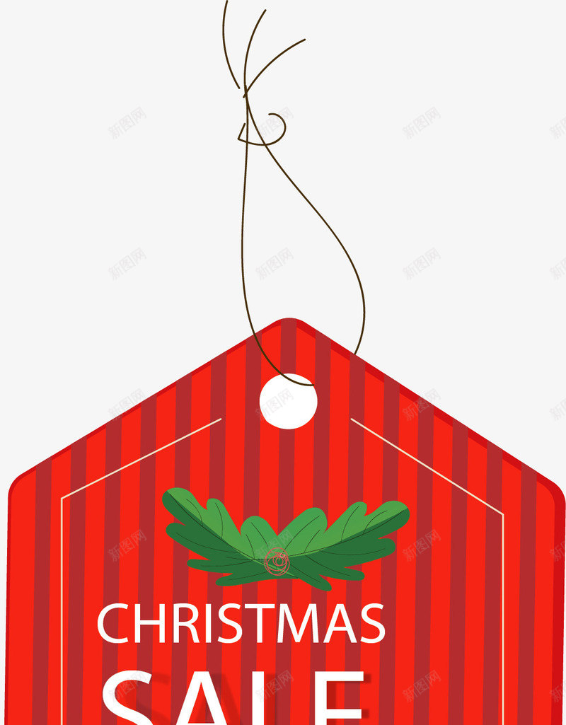 红色圣诞节促销标签矢量图ai免抠素材_新图网 https://ixintu.com 促销 促销标签 圣诞节促销 多边形 矢量png 红色标签 矢量图