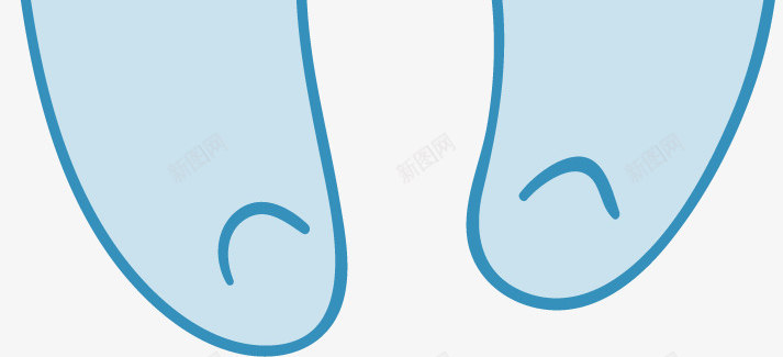 蓝色婴儿背带裤png免抠素材_新图网 https://ixintu.com 婴儿 纯棉面料 蓝色