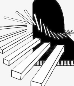 钢琴弹键素材