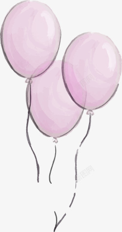 儿童节漂浮的气球素材
