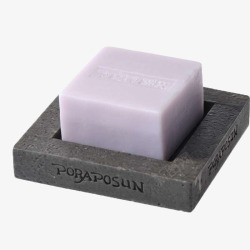 淡紫色背景手工肥皂高清图片