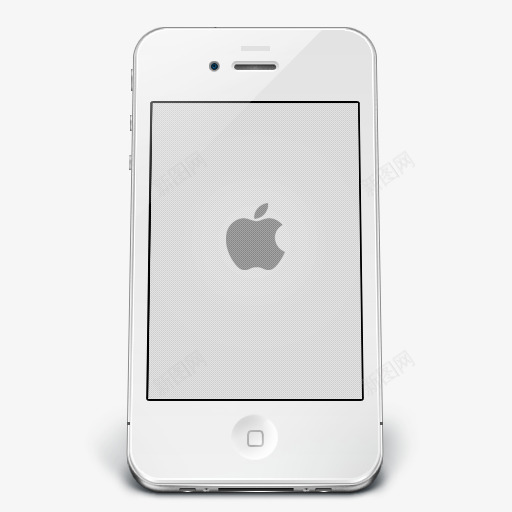 白色苹果手机桌面图标png_新图网 https://ixintu.com 白色苹果手机桌面图标