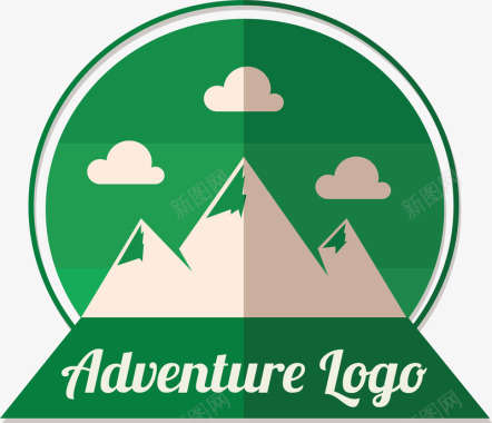 登山logo图标图标